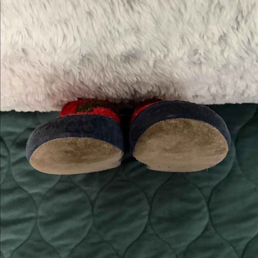 L.L. Bean Red and Brown Slippers